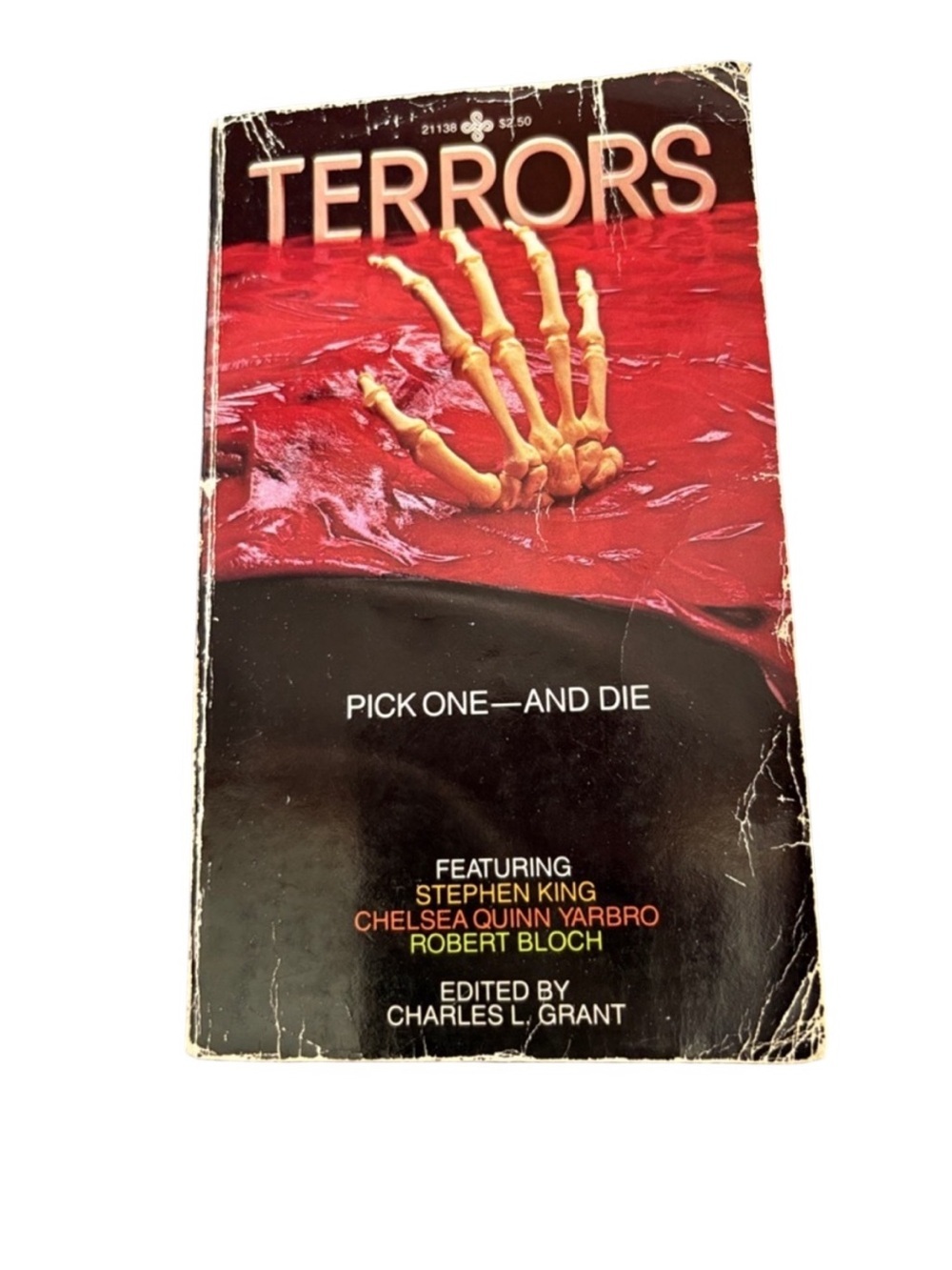 Terrors Horror Anthology 1982 1st Printing Stephen King Charles L. Grant